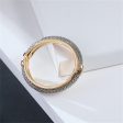 Two Tone Web Hinge Bangle For Discount