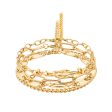 18K Gold-Plated Chain Bracelet Set Sale