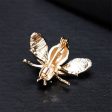 Cubic Zirconia & 18K Gold-Plated Bee Brooch Fashion