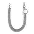 Silver-Plated Bead & Curb Layered Waist Chain For Sale