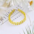 Yellow Acrylic Beaded Layered Bracelet Cheap