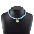 Turquoise & 18K Gold-Plated Eye Pendant Necklace Online Hot Sale