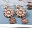 Yellow Crystal & Cubic Zirconia Sunflower Drop Earrings Online Sale