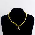 Yellow Howlite & 18K Gold-Plated Starfish Pendant Necklace Hot on Sale