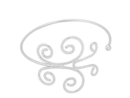 Silver-Plated Butterfly Arm Cuff Online Sale