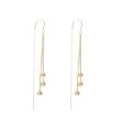 18K Gold-Plated Beaded Threader Earrings Online Hot Sale