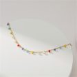 Yellow & Red Crystal & 18K Gold-Plated Necklace Discount