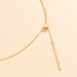 18K Gold-Plated Choker Lariat Necklace Set Discount