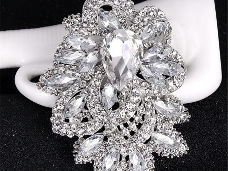 Crystal & Cubic Zirconia Rattan Brooch Hot on Sale