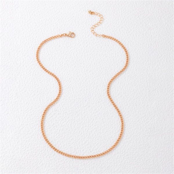 18K Gold-Plated Chain Necklace For Cheap