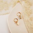 18K Gold-Plated Butterfly Drop Earrings on Sale