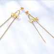 18K Gold-Plated  Win  Tassel Drop Earrings Sale