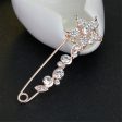 Cubic Zirconia & 18K Gold-Plated Flower Pin Brooch Online Sale