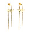 18K Gold-Plated  Win  Tassel Drop Earrings Sale