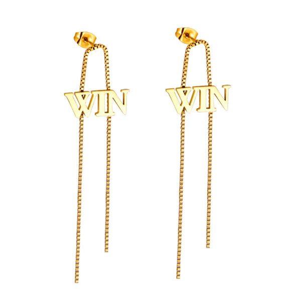 18K Gold-Plated  Win  Tassel Drop Earrings Sale