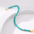 Turquoise & 18K Gold-Plated Beaded Bracelet Online now