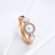 White Pearl & Cubic Zirconia 18K Gold-Plated Hola Hinge Bangle Supply