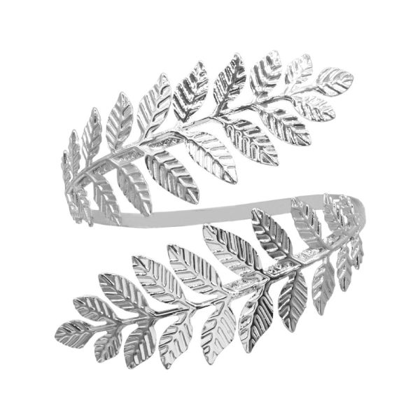 Silver-Plated Wreath Arm Cuff Sale