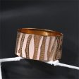 White Enamel & 18K Gold-Plated Branch Bangle Online Hot Sale