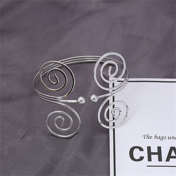 Silver-Plated Open Butterfly Arm Cuff on Sale