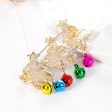 Colorful Cubic Zirconia & Green Enamel Christmas Tree Bell Brooch Fashion