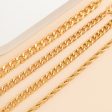 18K Gold-Plated Coin Toggle Chain Bracelet Set Fashion