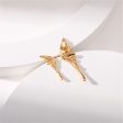 18K Gold-Plated Butterfly Wing Stud Earrings Online