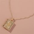 18K Gold-Plated Book Locket Hot on Sale