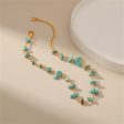 Turquoise & 18K Gold-Plated Anklet Online Sale