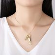 18K Gold-Plated Candy & Whistle Pendant Necklace Cheap