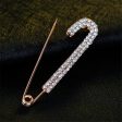 Cubic Zirconia & 18K Gold-Plated Pin Brooch Sale