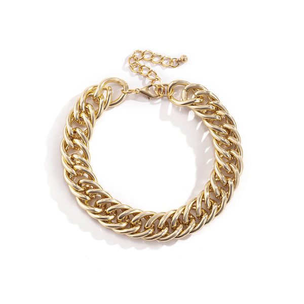 18K Gold-Plated Chain Anklet Hot on Sale