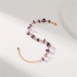 Purple Resin & 18K Gold-Plated Bracelet Sale