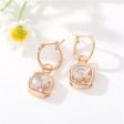 Yellow Crystal & 18K Gold-Plated Cube Huggie Earrings For Discount