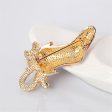 Cubic Zirconia & 18K Gold-Plated Botany Stocking Brooch For Cheap