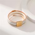 White Polystyrene & 18K Gold-Plated Pea Layered Bracelet Hot on Sale