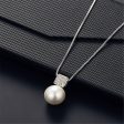 Pearl & Silver-Plated Pendant Necklace & Drop Earrings For Discount