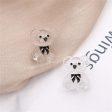 Resin Bear Stud Earrings For Cheap