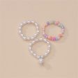 Pearl & Howlite Beaded Stretch Ring Set For Cheap