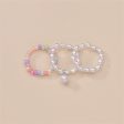 Pearl & Howlite Beaded Stretch Ring Set For Cheap